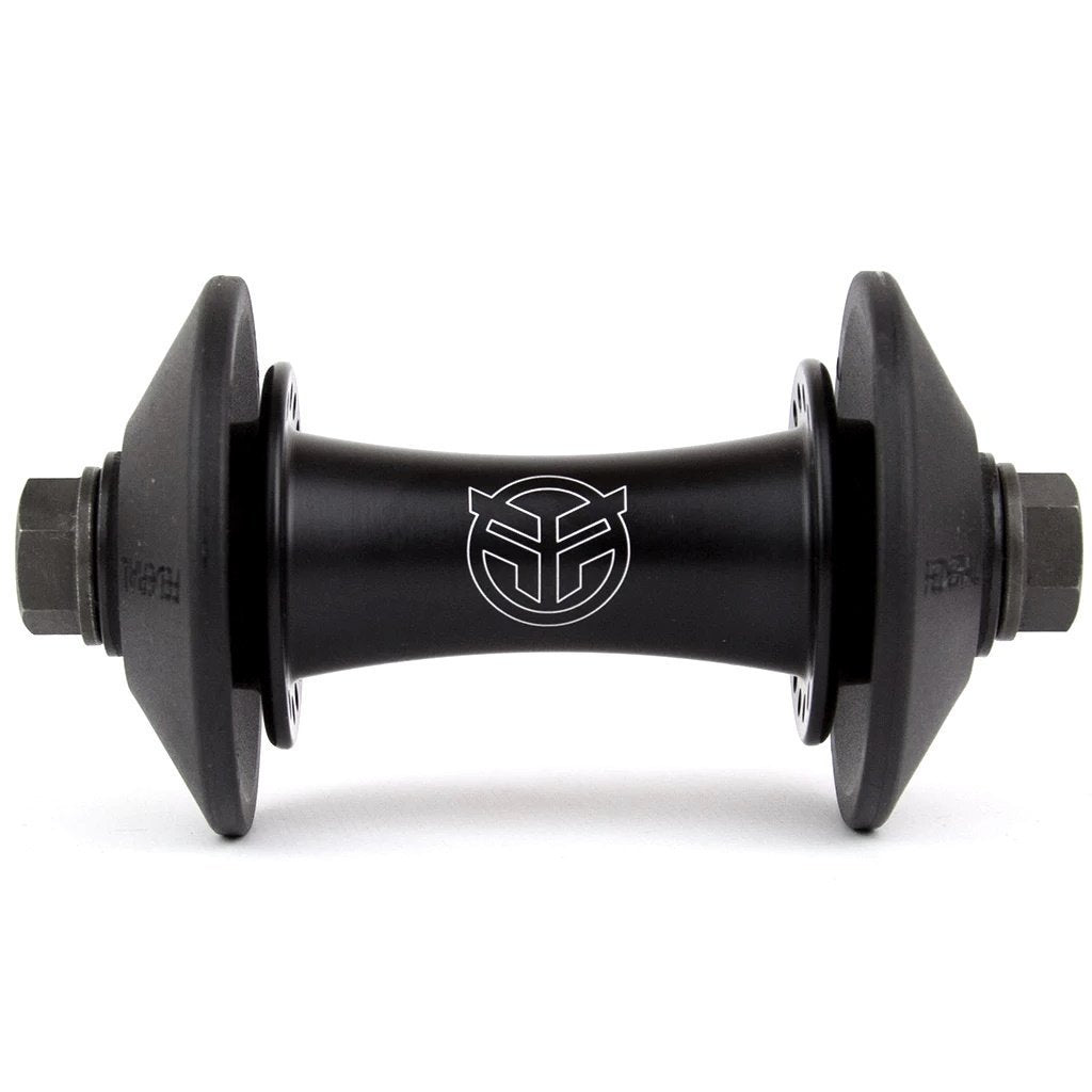 Federal Stance Front Hub With Hubguards - Matt Black 10mm at . Quality Hubs from Waller BMX.