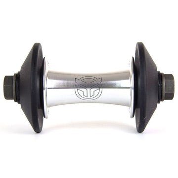 Federal Stance Front Hub With Hubguards - Polished 10mm at . Quality Hubs from Waller BMX.