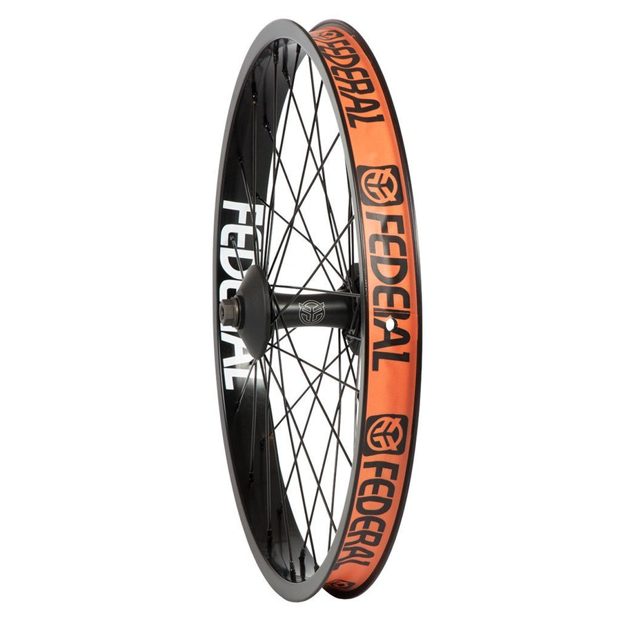 Federal Stance Front Wheel With Guards And Butted Spokes - Black 10mm at . Quality Front Wheels from Waller BMX.