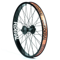 Federal Stance Pro Front Wheel With Guards And Butted Spokes - Black 10mm at . Quality Front Wheels from Waller BMX.
