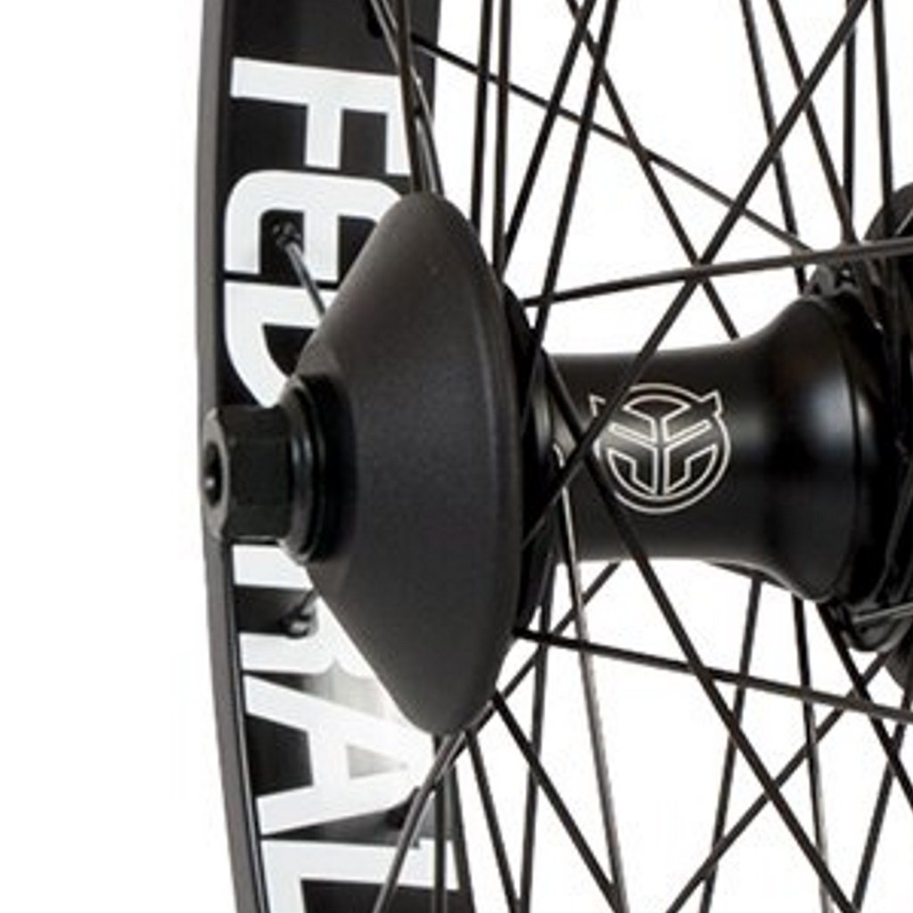 Federal LHD Female Stance Cassette Rear Wheel With Guards - Black - Waller BMX