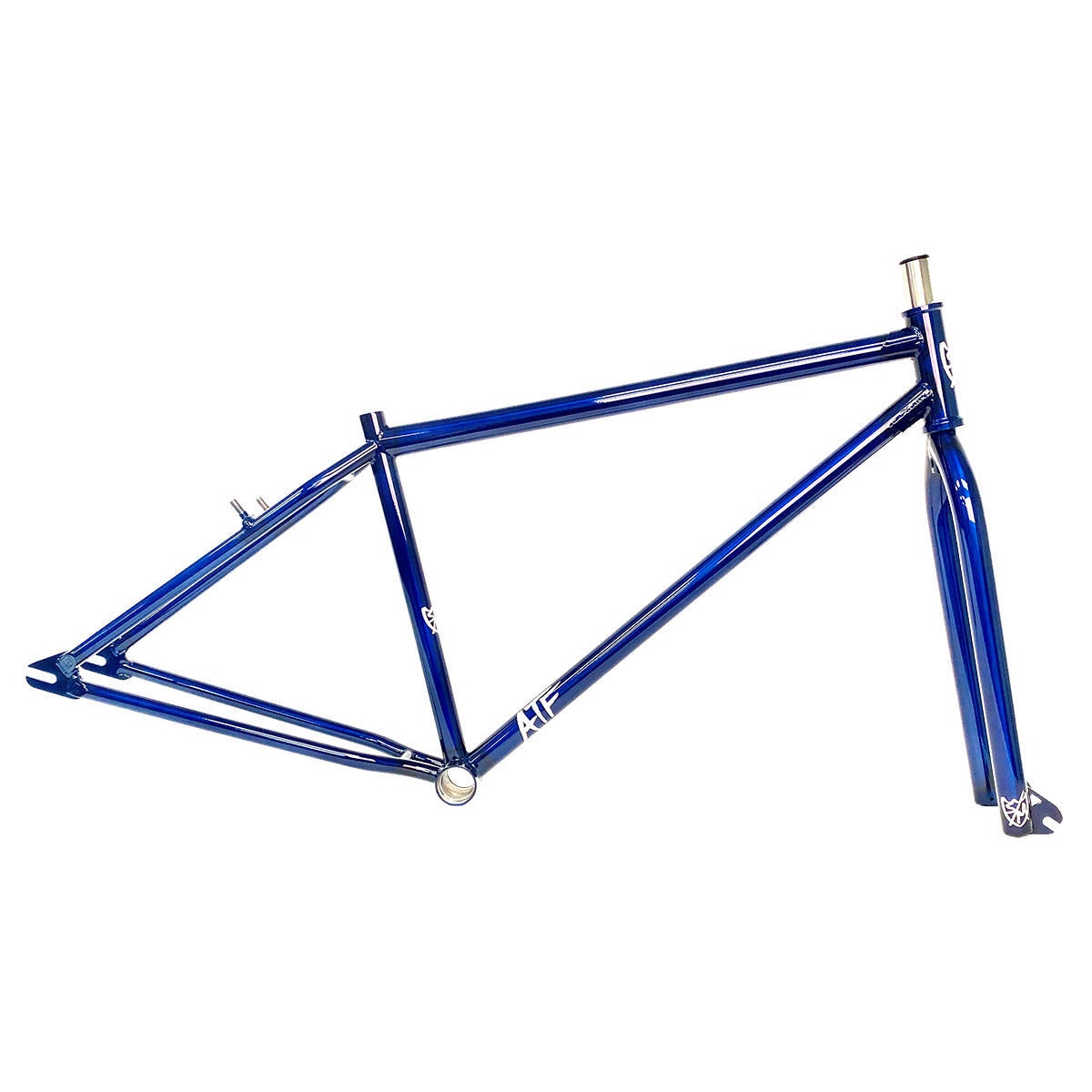 S&M ATF Frame and Fork Kit 29" Trans Blue - Waller BMX