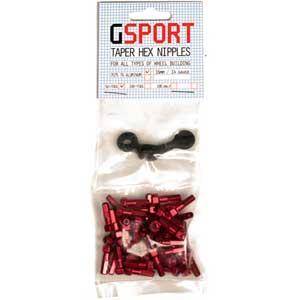 G-Sport Hex Spoke Nipples at 26.99. Quality Spokes from Waller BMX.