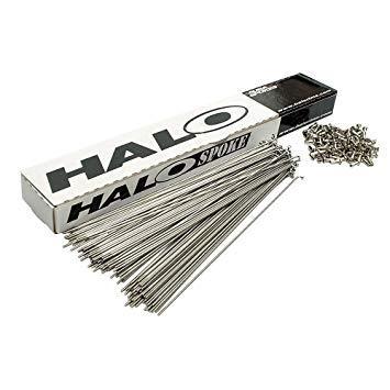 Halo 14G Plain Gauge Silver Spokes at 19.99. Quality Spokes from Waller BMX.
