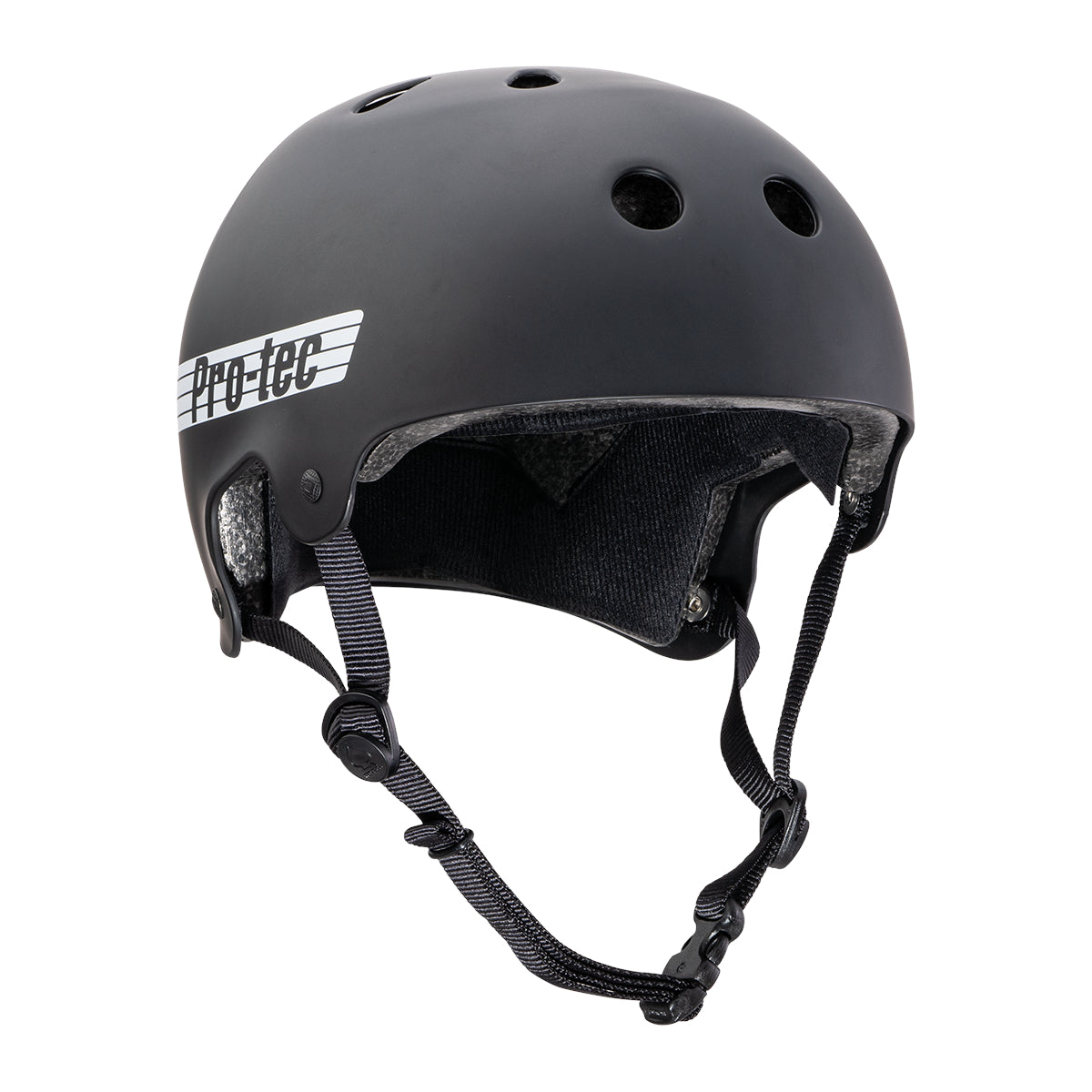 Pro-Tec Old School Certified Chase Hawk Helmet - Matte Black - Waller BMX