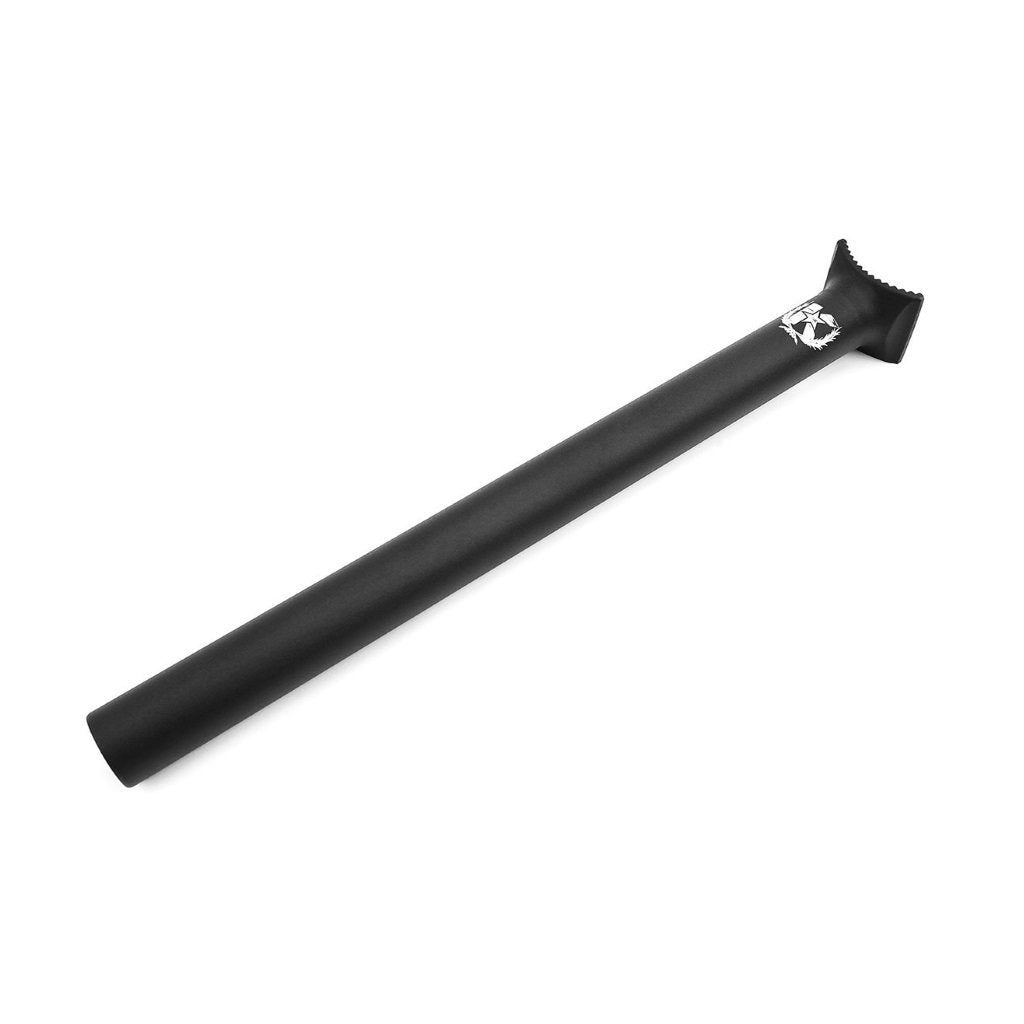 Kink Flagpole 330mm Pivotal Seat Post - Black 25.4mm at . Quality Seat Posts from Waller BMX.