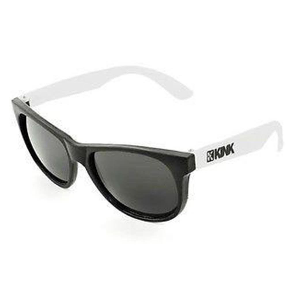 Kink Sunglasses - Black With White Arms at . Quality Sunglasses from Waller BMX.