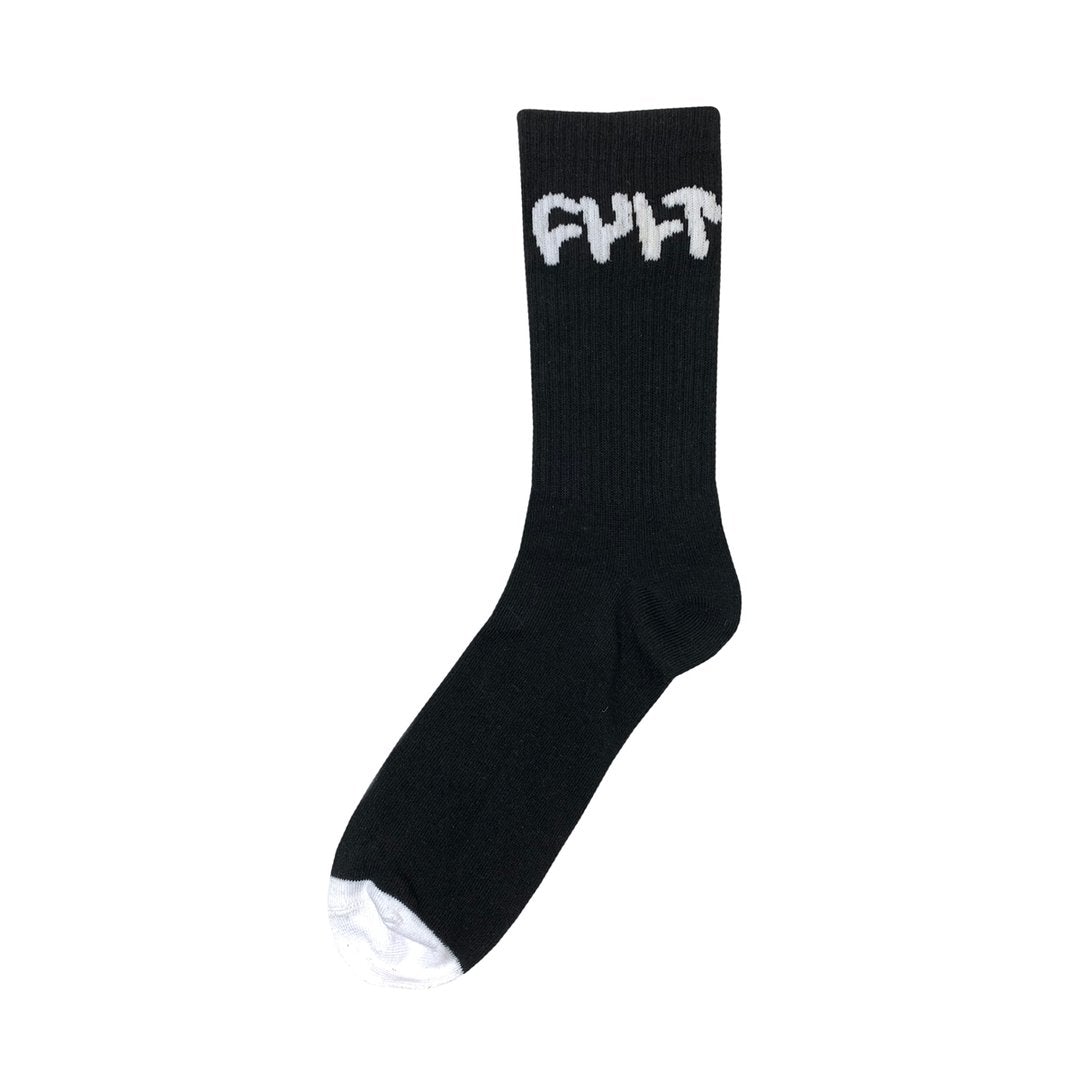 Cult Logo Socks - Black - Waller BMX