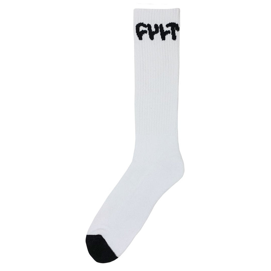 Cult Logo Long Socks - White