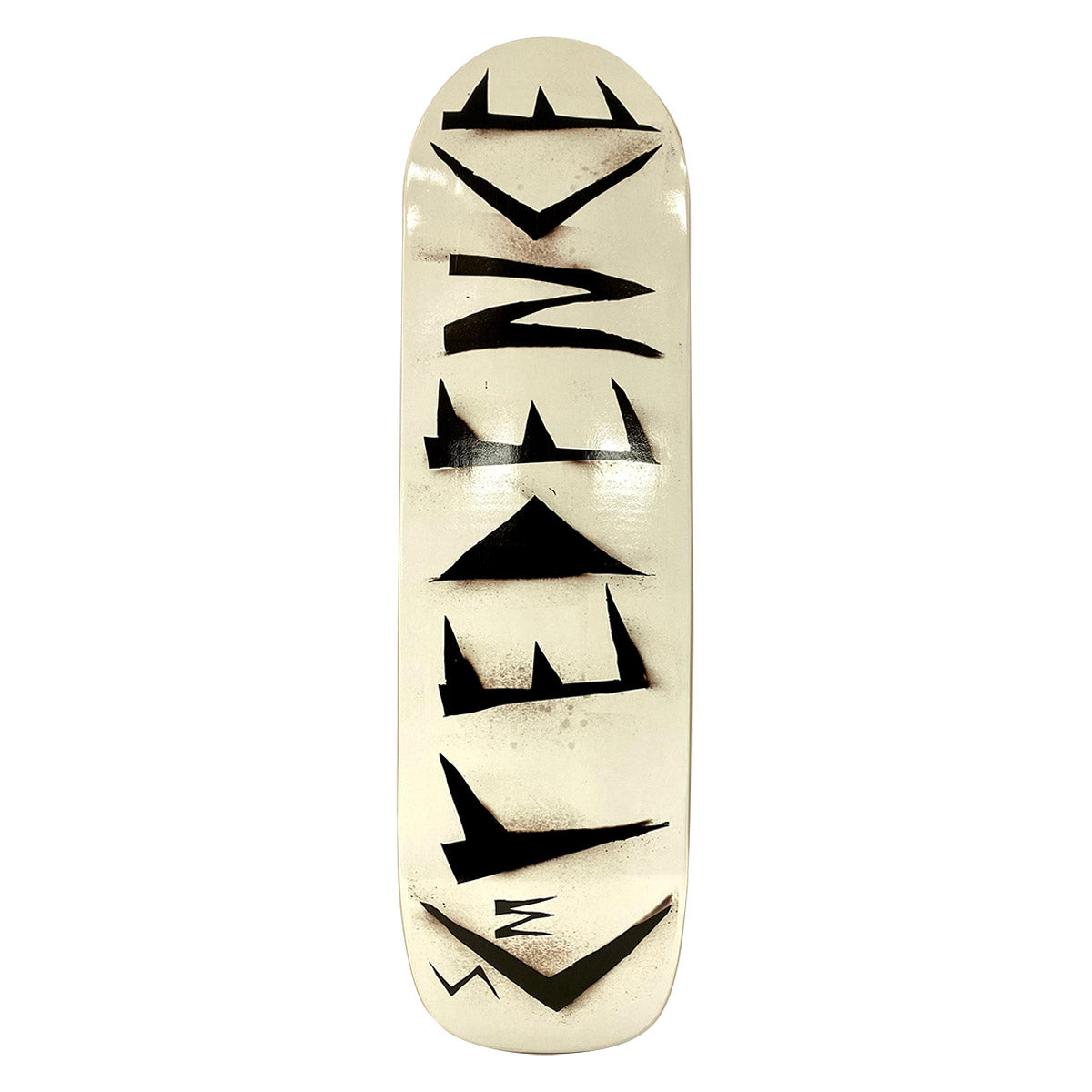 S&M Credence Pool Deck White with Black Print - Waller BMX