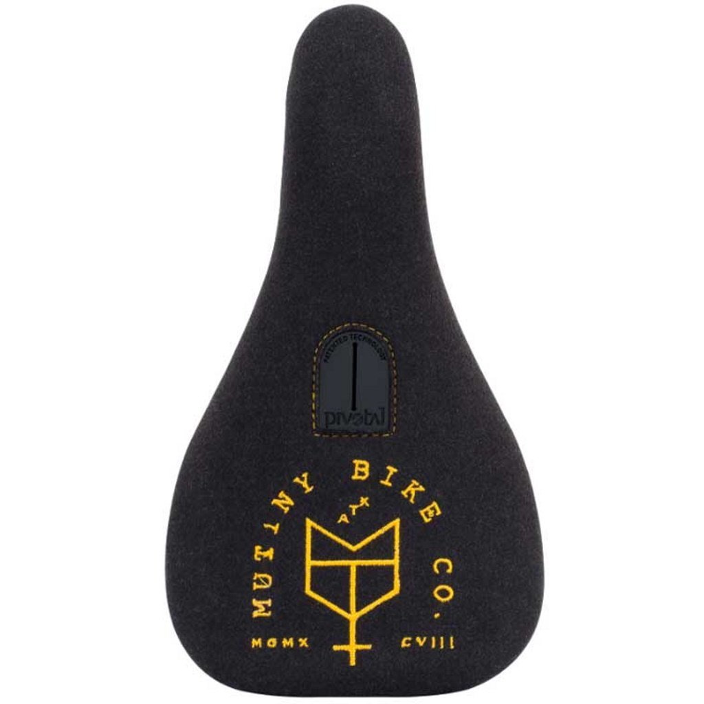 Mutiny Master Slim Pivotal Seat - Black at . Quality Seat from Waller BMX.