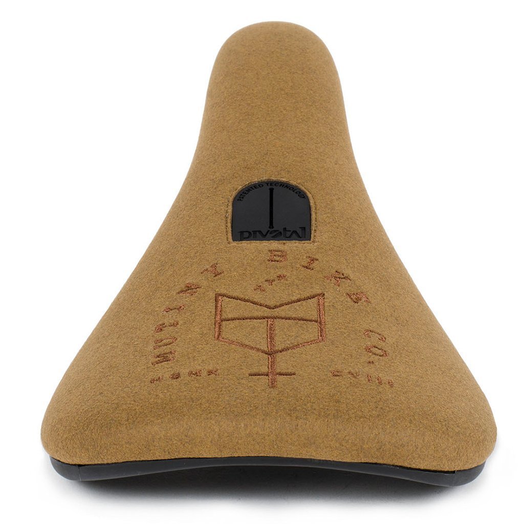 Mutiny Master Slim Pivotal Seat - Tan at . Quality Seat from Waller BMX.