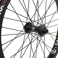 Primo VS N4 Flangeless V2 Front Wheel - Black 10mm (3/8") at . Quality Front Wheels from Waller BMX.