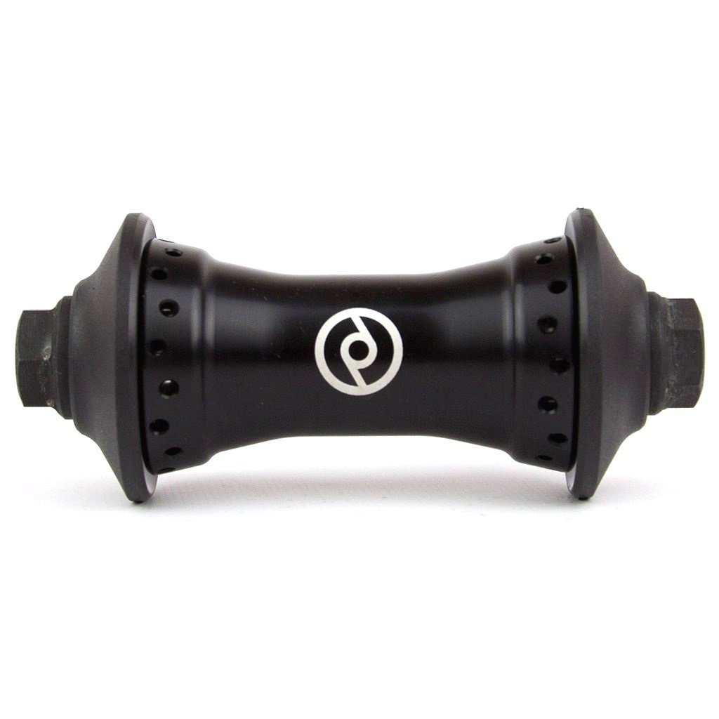 Primo VS N4 Flangeless V2 Front Wheel - Black 10mm (3/8") at . Quality Front Wheels from Waller BMX.