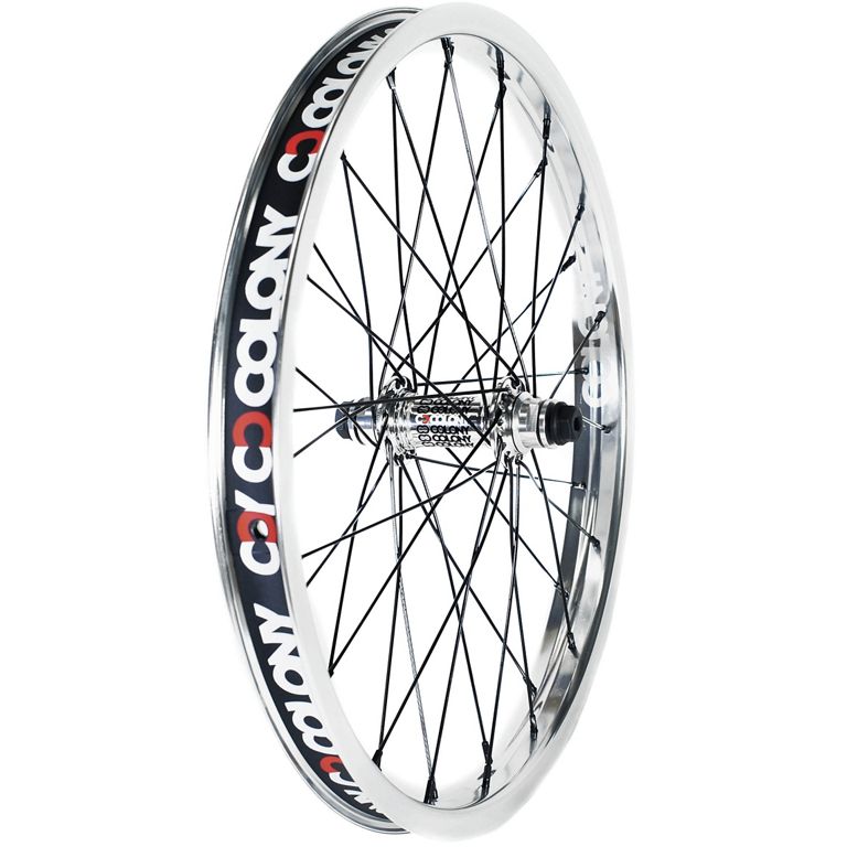 Colony Contour Front BMX Wheel - Polished - Waller BMX