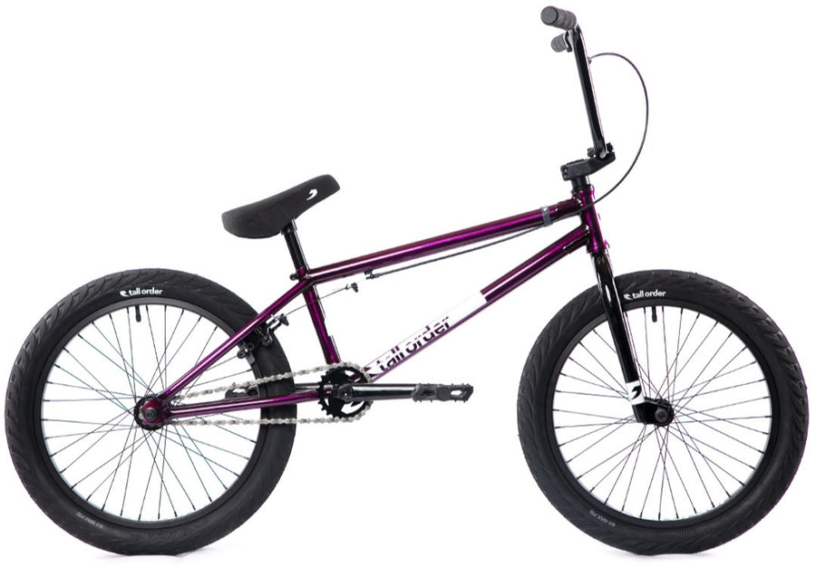 Tall Order Pro Complete BMX Bike - Gloss Translucent Purple