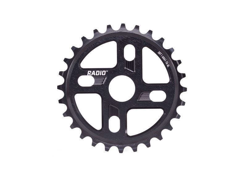 Radio Axis Sprocket - Black - Waller BMX