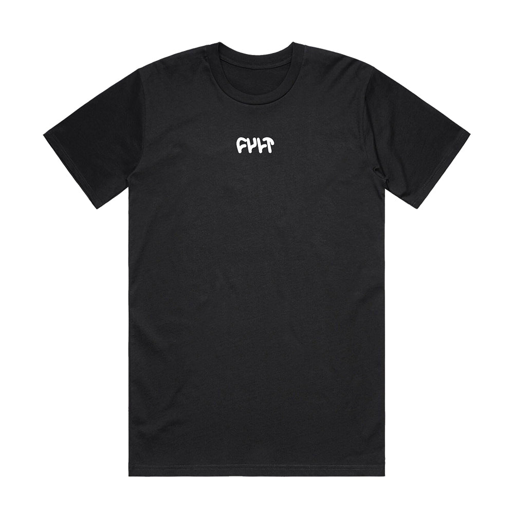 Cult River Gap T-Shirt - Black - Waller BMX
