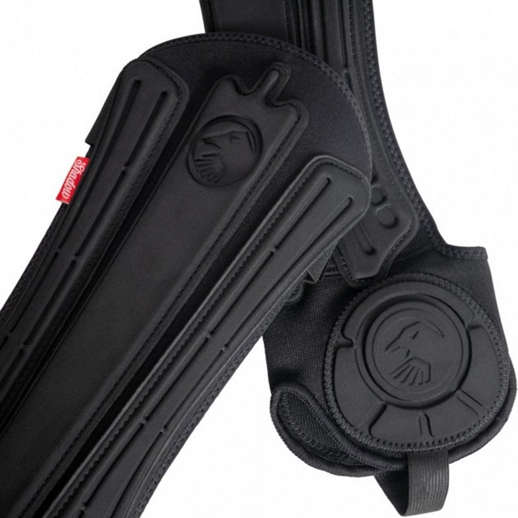Shadow Invisa Lite Shin / Ankle Combo - Black at . Quality Shin Guards from Waller BMX.