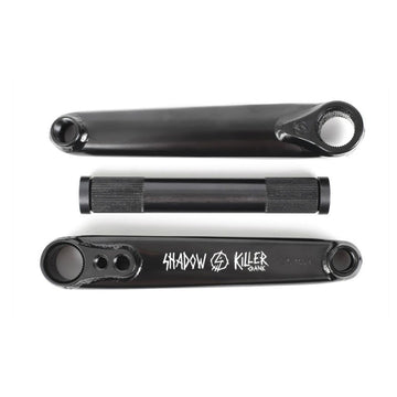 Shadow Killer Cranks - Black 175mm at . Quality Cranks from Waller BMX.