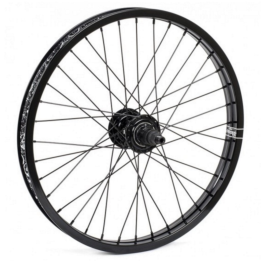 Shadow LHD Optimized Freecoaster Wheel - Black 9 Tooth at . Quality Rear Wheels from Waller BMX.
