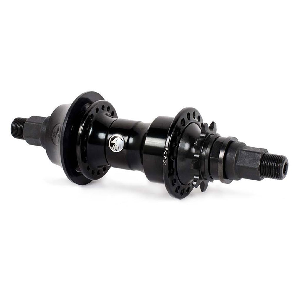 Shadow LHD Symbol Cassette Hub - Black 9 Tooth at . Quality Hubs from Waller BMX.