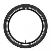 Shadow Serpent Tyre - Black With Gold Line 2.30" at . Quality Tyres from Waller BMX.