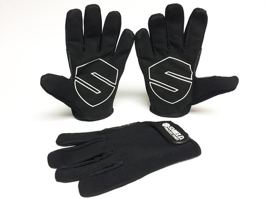 Shield Protective Junior Full Finger Gloves at . Quality Gloves from Waller BMX.