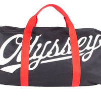 Odyssey Slugger Duffel Bag - Black With Red Stitch