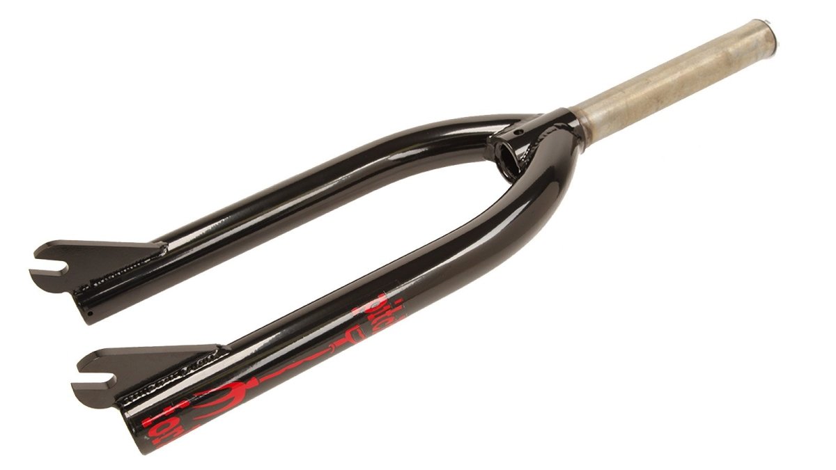 S&M 20" 1st Gen Threadless Pitchfork Black 1995-1998 at . Quality Forks from Waller BMX.