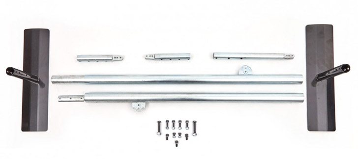 S&M Slide Pipe V2 Grind Rail - Adjustable Height - Waller BMX
