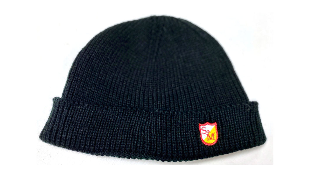 S&M Shorty Beanie Black - Waller BMX