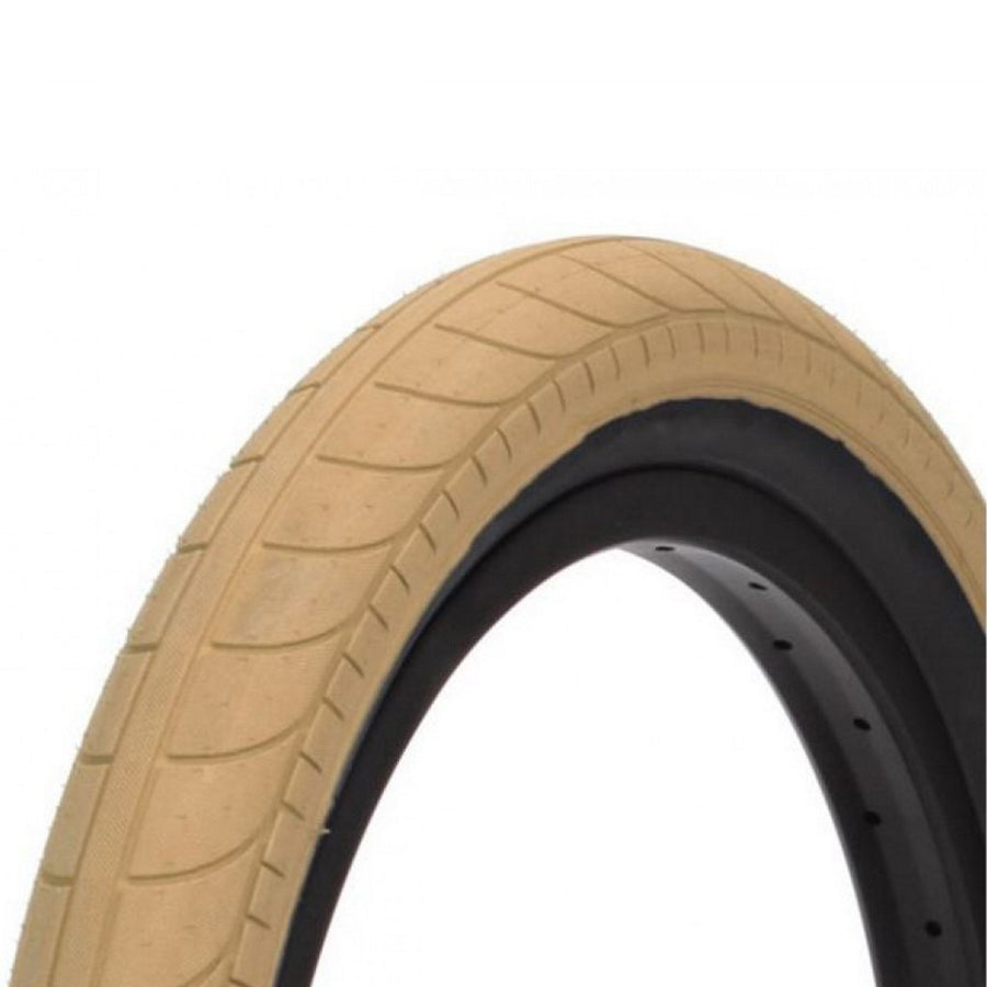 Stranger Ballast Tyre - Tan With Black Sidewall 2.45" at . Quality Tyres from Waller BMX.
