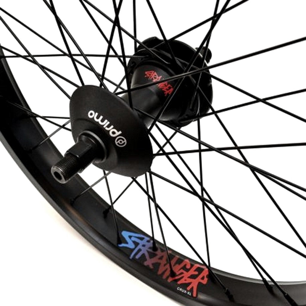 Best Drive Stranger Rims Stranger RHD Crux V2 Cassette Rear Wheel - Black Hub With Black XL Rim ...