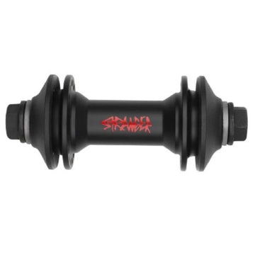 Stranger Crux V2 Front Hub - Matt Black 10mm (3/8") at . Quality Hubs from Waller BMX.