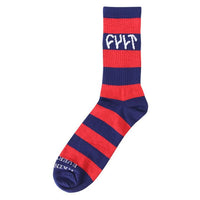 Cult Stripe Logo Socks
