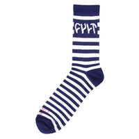 Cult Stripe Logo Socks