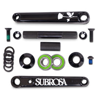 Subrosa Rose Cranks - Matt Black