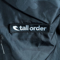 Tall Order Patch Logo Jacket - Black Camo