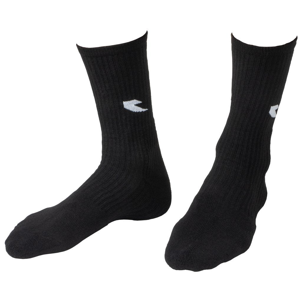 Tall Order Logo Socks - Black With White Logo - Waller BMX