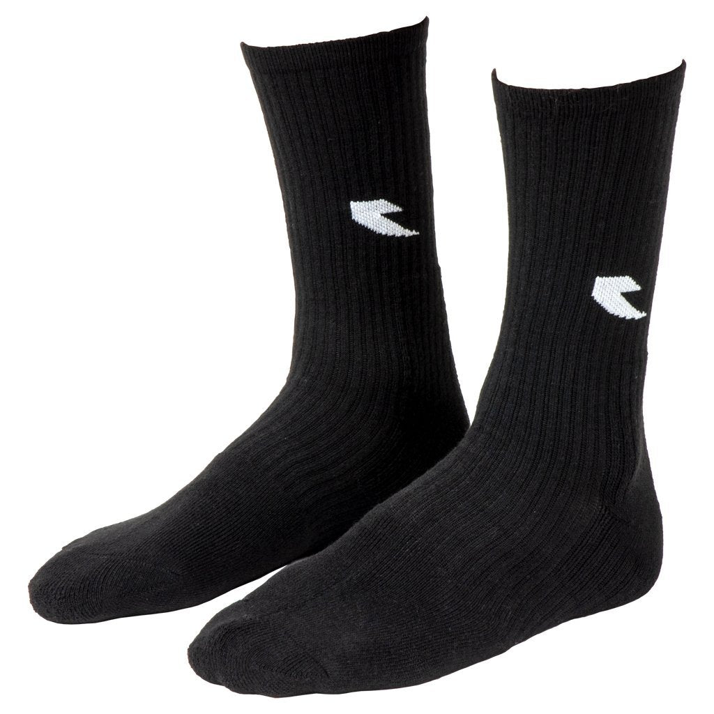 Tall Order Logo Socks - Black With White Logo - Waller BMX