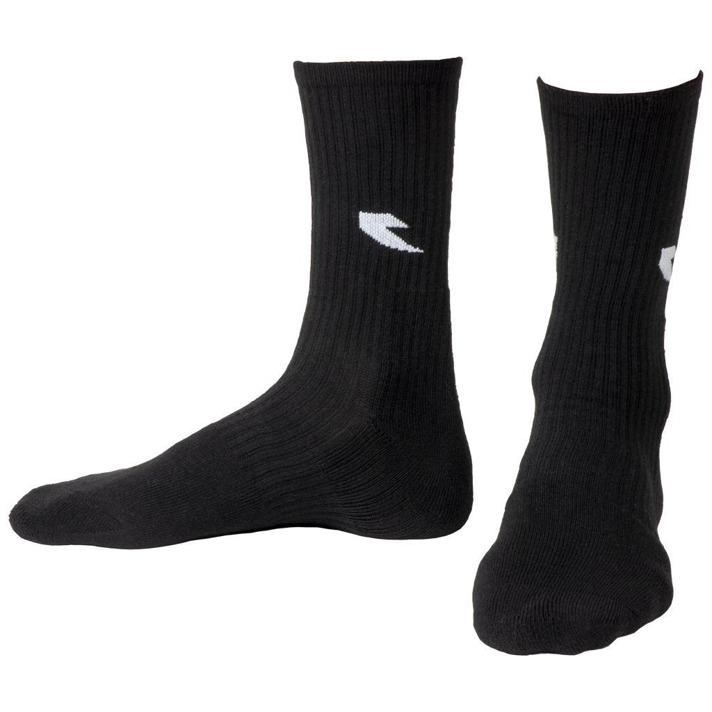 Tall Order Logo Socks - Black With White Logo - Waller BMX