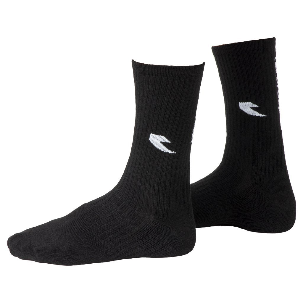 Tall Order Logo Socks - Black With White Logo - Waller BMX