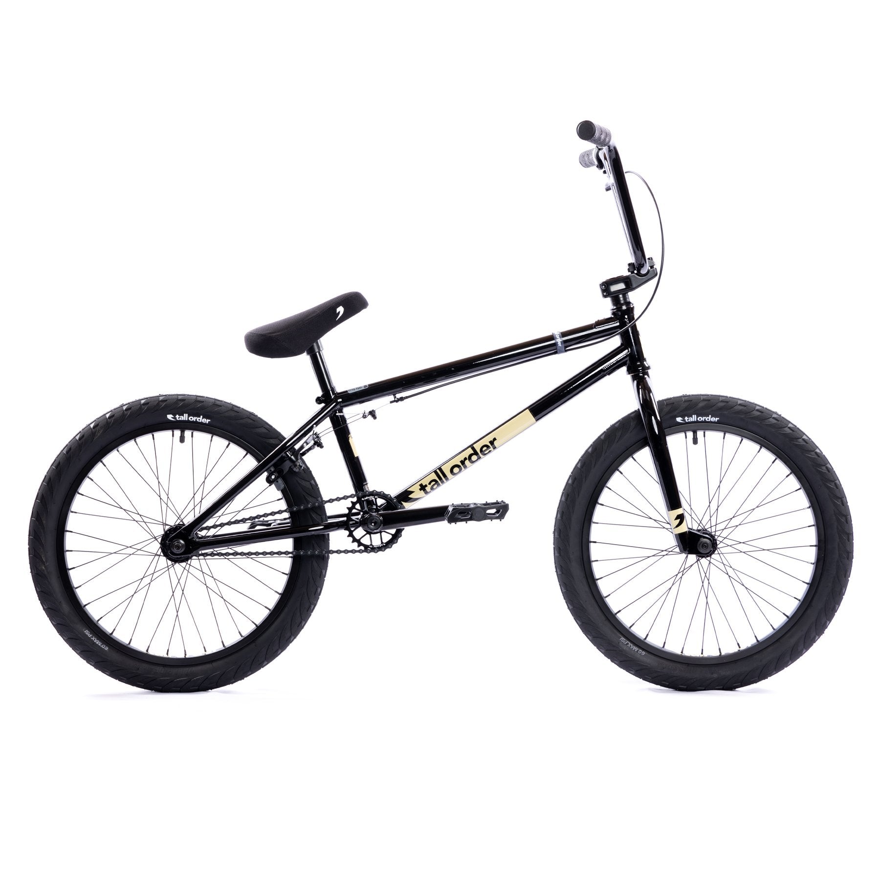 Tall Order Flair Bike - Gloss Black 20.6" - Waller BMX