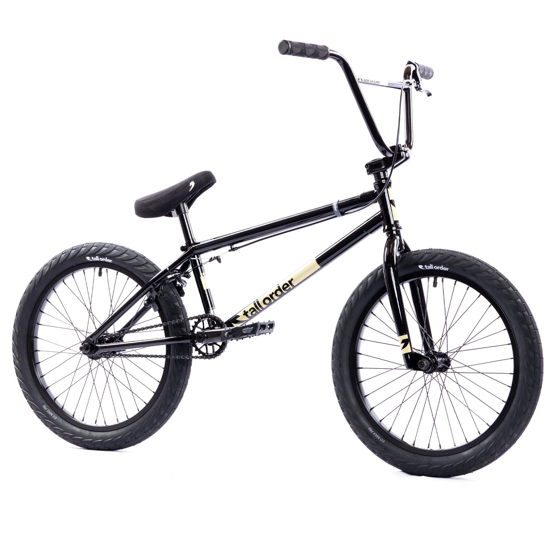 Tall Order Flair Bike - Gloss Black 20.6" - Waller BMX