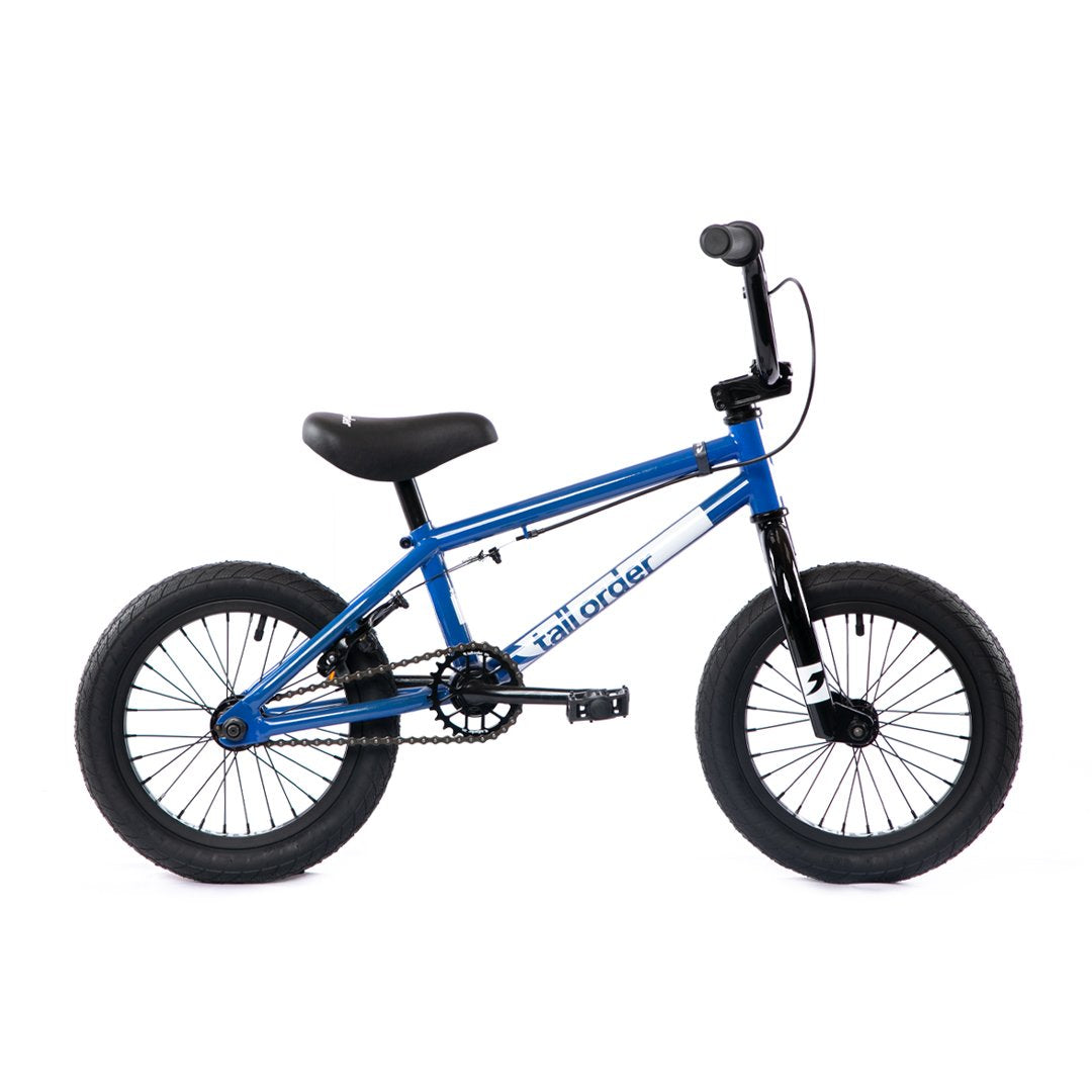Tall Order Ramp 14" Complete BMX Bike - Gloss Blue With Black Parts - Waller BMX