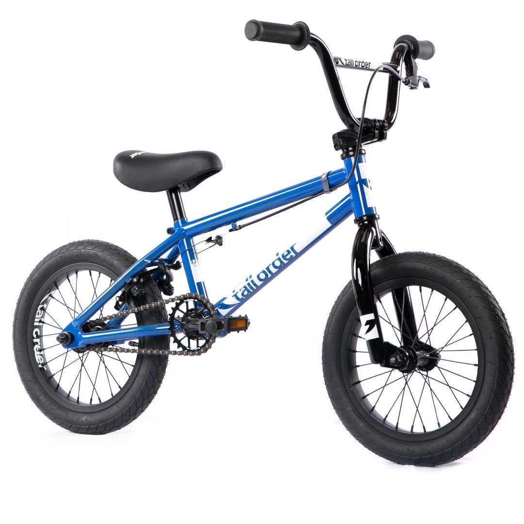 Tall Order Ramp 14" Complete BMX Bike - Gloss Blue With Black Parts - Waller BMX