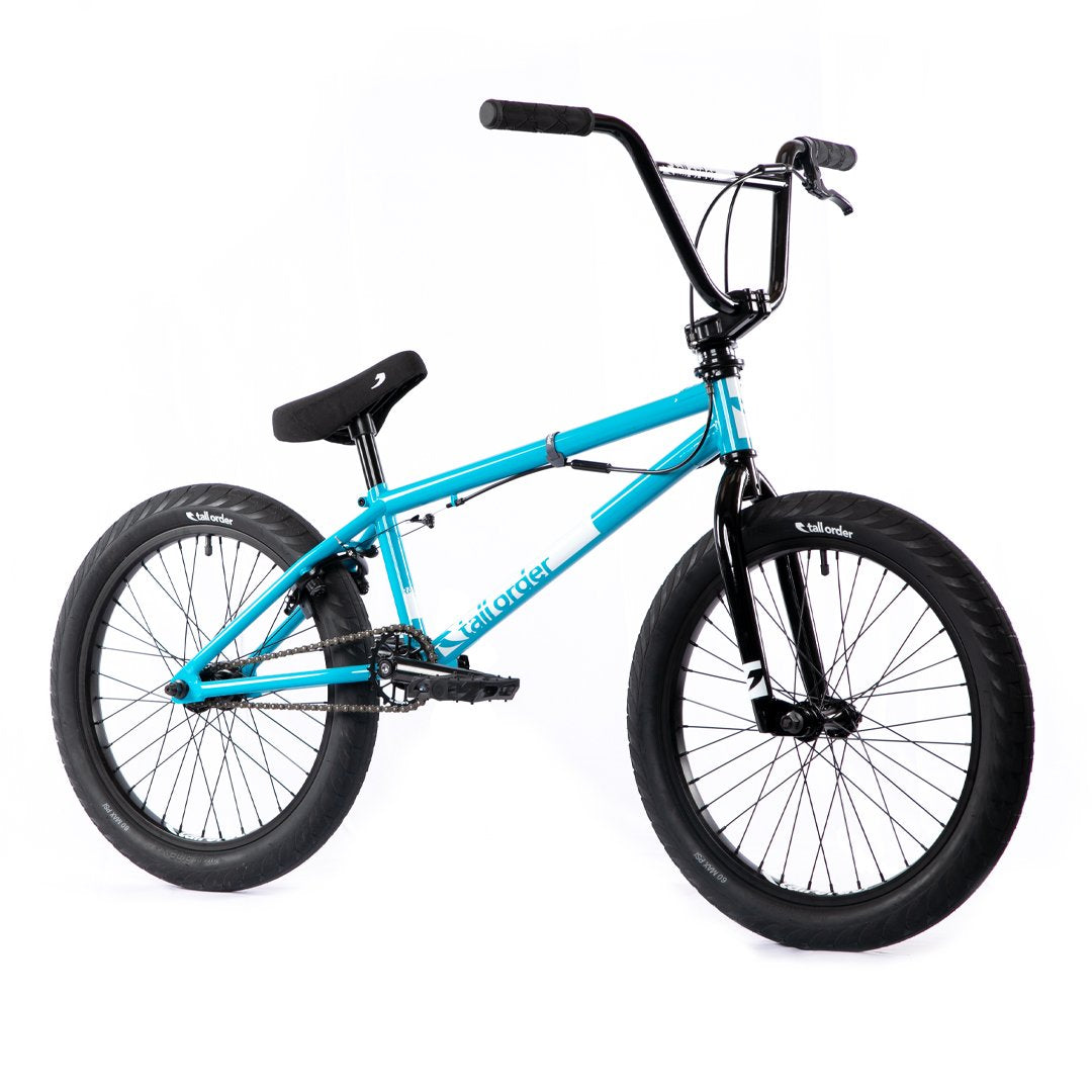 Tall Order Ramp 20" Small Bike - Gloss Capri Blue With Black Parts - Waller BMX