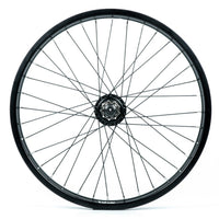 Tall Order Dynamics LHD Cassette Wheel - Black With Silver Spoke Nipples 9 Tooth at . Quality Rear Wheels from Waller BMX.