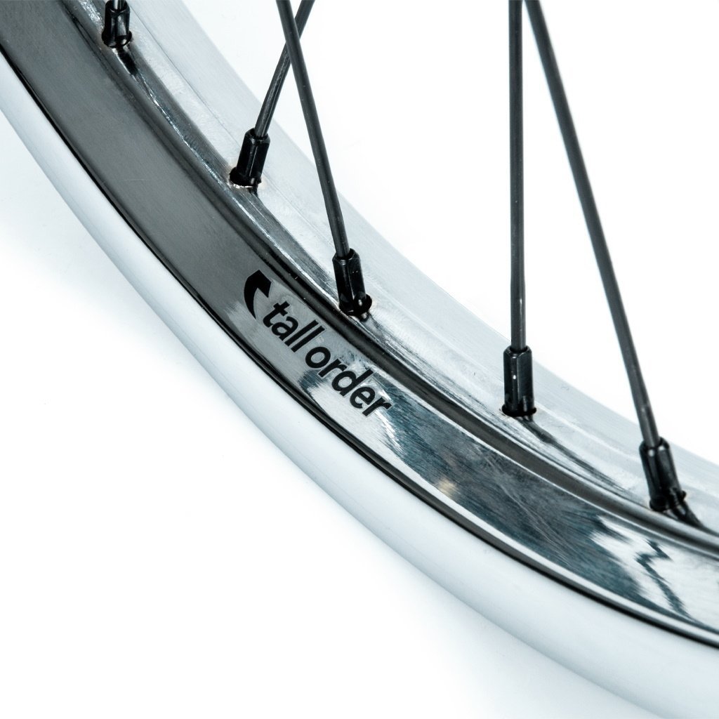 Tall Order Dynamics RHD Cassette Wheel - Black With Chrome Rim 9 Tooth at . Quality Rear Wheels from Waller BMX.